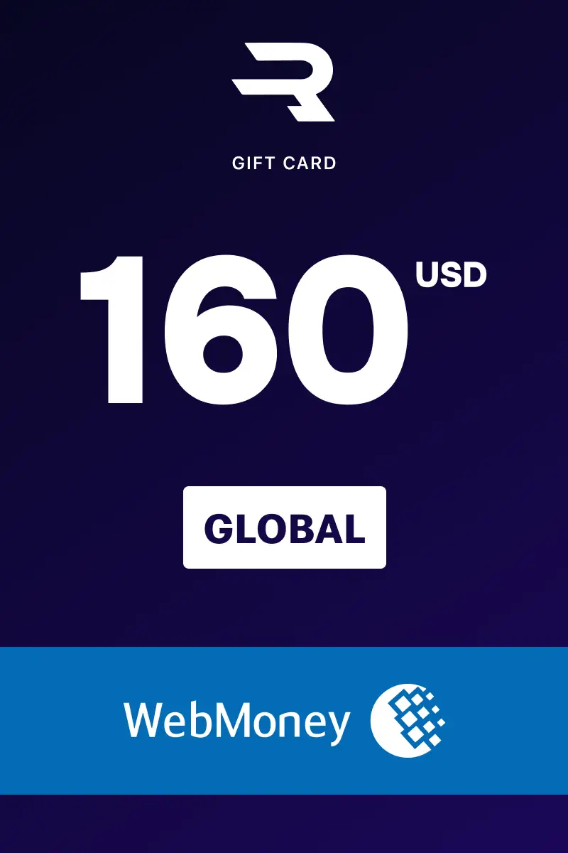Rewarble WebMoney 160 USD Gift Card (Global) - Rewarble - Digital Key