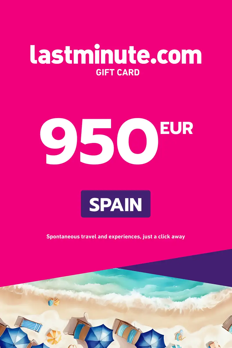 lastminute.com 950 EUR Gift Card (Spain) - Digital Key