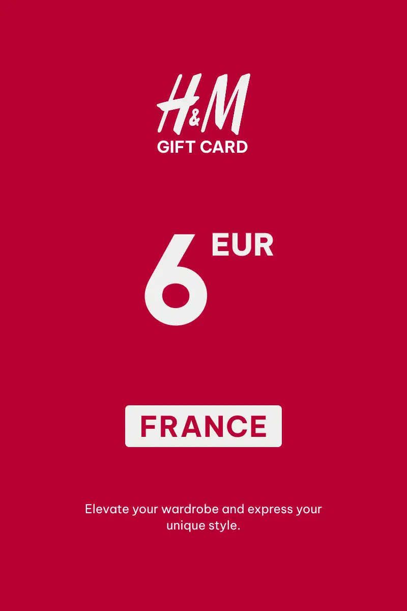 HandM 6 EUR Gift Card (France) - Digital Key