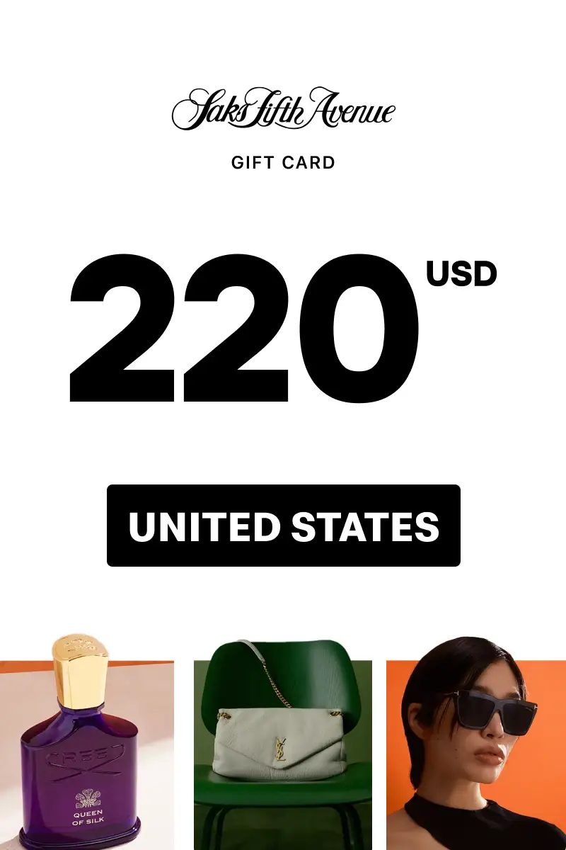 Saks Fifth Avenue 220 USD Gift Card (United States) - Digital Key
