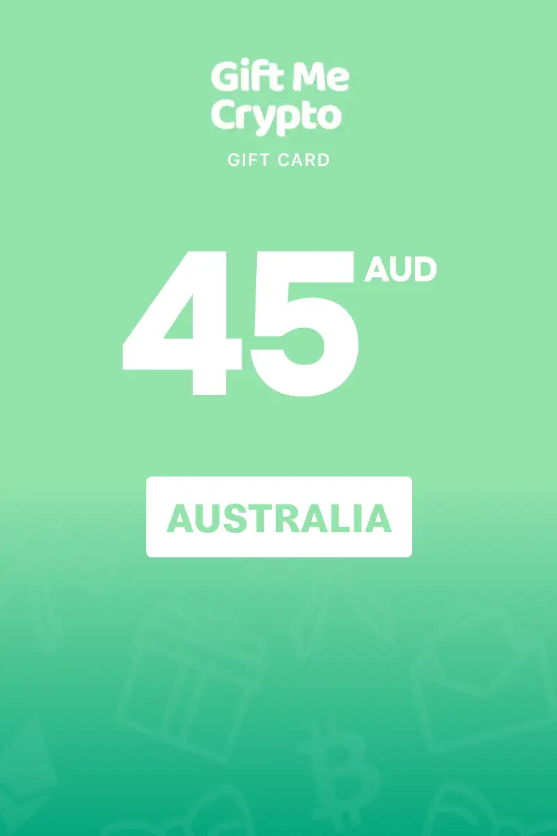 Gift Me Crypto 45 AUD Gift Card (Australia) - Digital Key