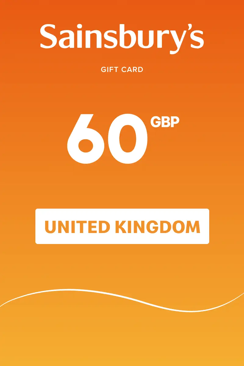 Sainsbury's 60 GBP Gift Card (United Kingdom) - Digital Key