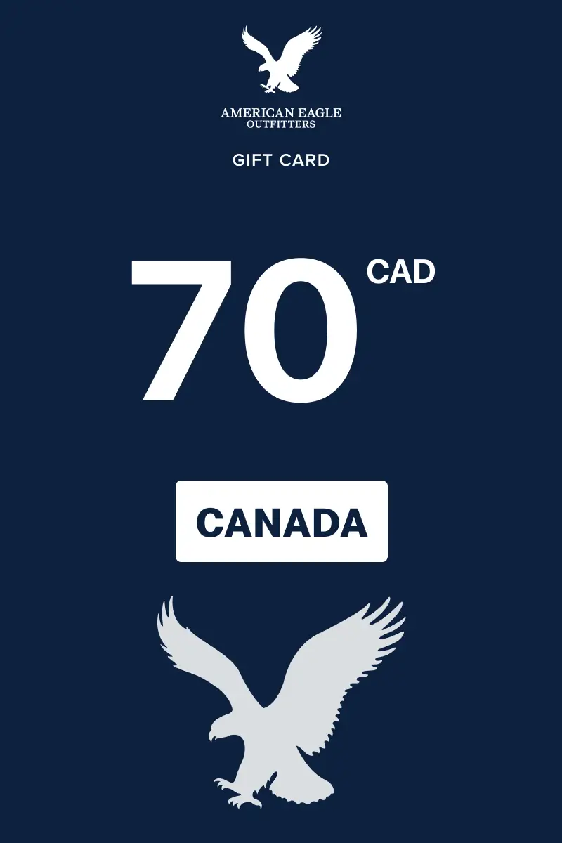 American Eagle Outfitters 70 CAD Gift Card (Canada) - Digital Key