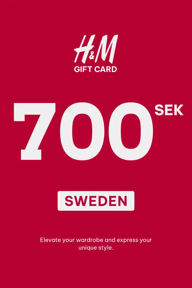HandM 700 SEK Gift Card (Sweden) - Digital Key