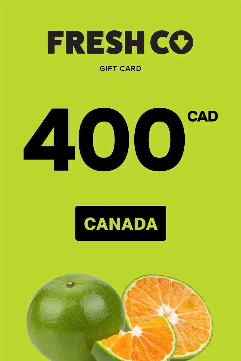 FreshCo 400 CAD Gift Card (Canada) - Digital Key
