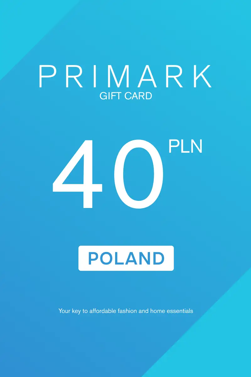 Primark 40 PLN Gift Card (Poland) - Digital Key