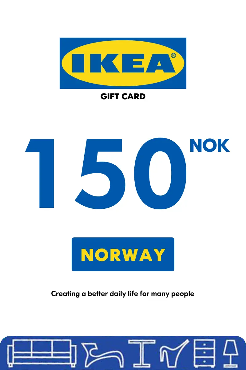 IKEA 150 NOK Gift Card (Norway) - Digital Key