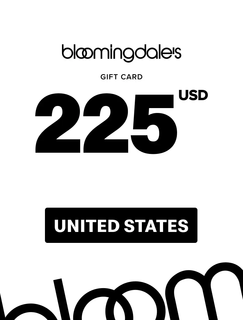 Bloomingdale's 225 USD Gift Card (United States) - Digital Key