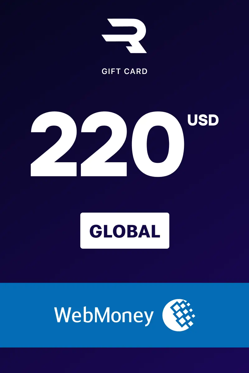Rewarble WebMoney 220 USD Gift Card (Global) - Rewarble - Digital Key