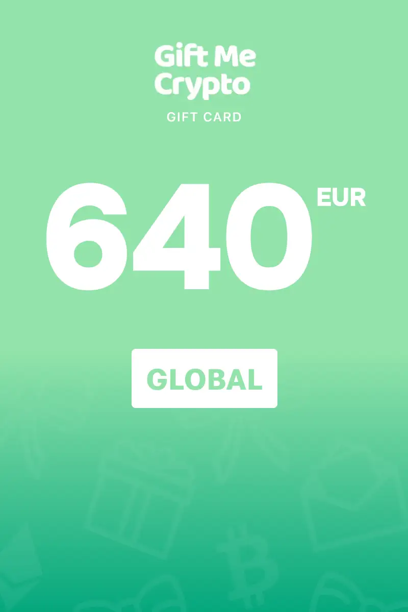 Gift Me Crypto (USDC) 640 EUR Gift Card (Global) - Digital Key