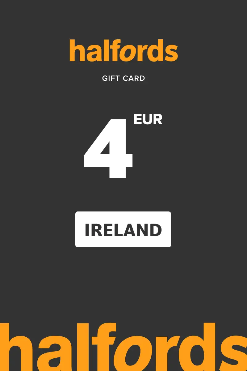 Halfords 4 EUR Gift Card (Ireland) - Digital Key