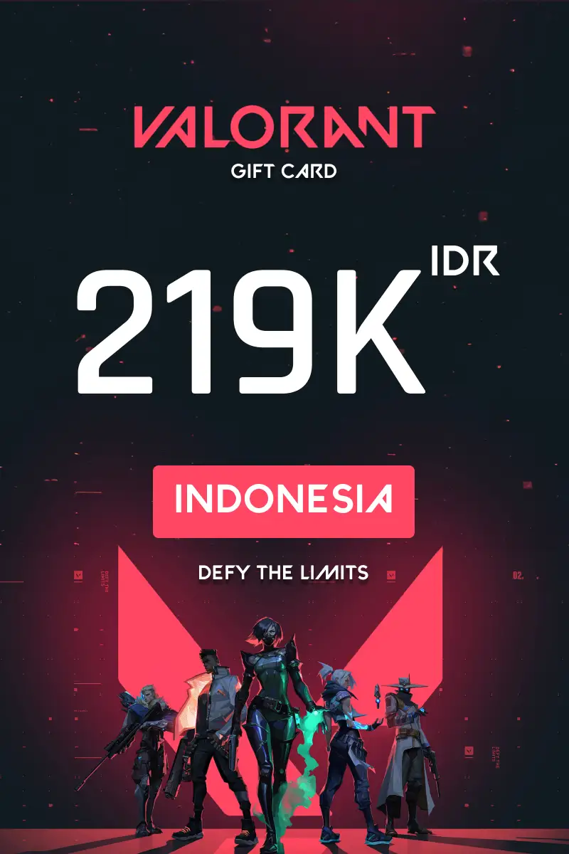 Valorant 219000 IDR Gift Card (Indonesia) - Digital Key