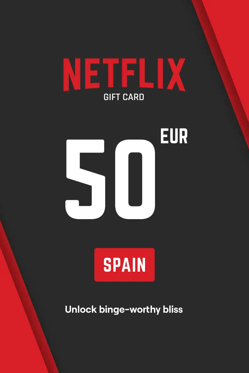 Netflix 50 EUR Gift Card (Spain) - Digital Key