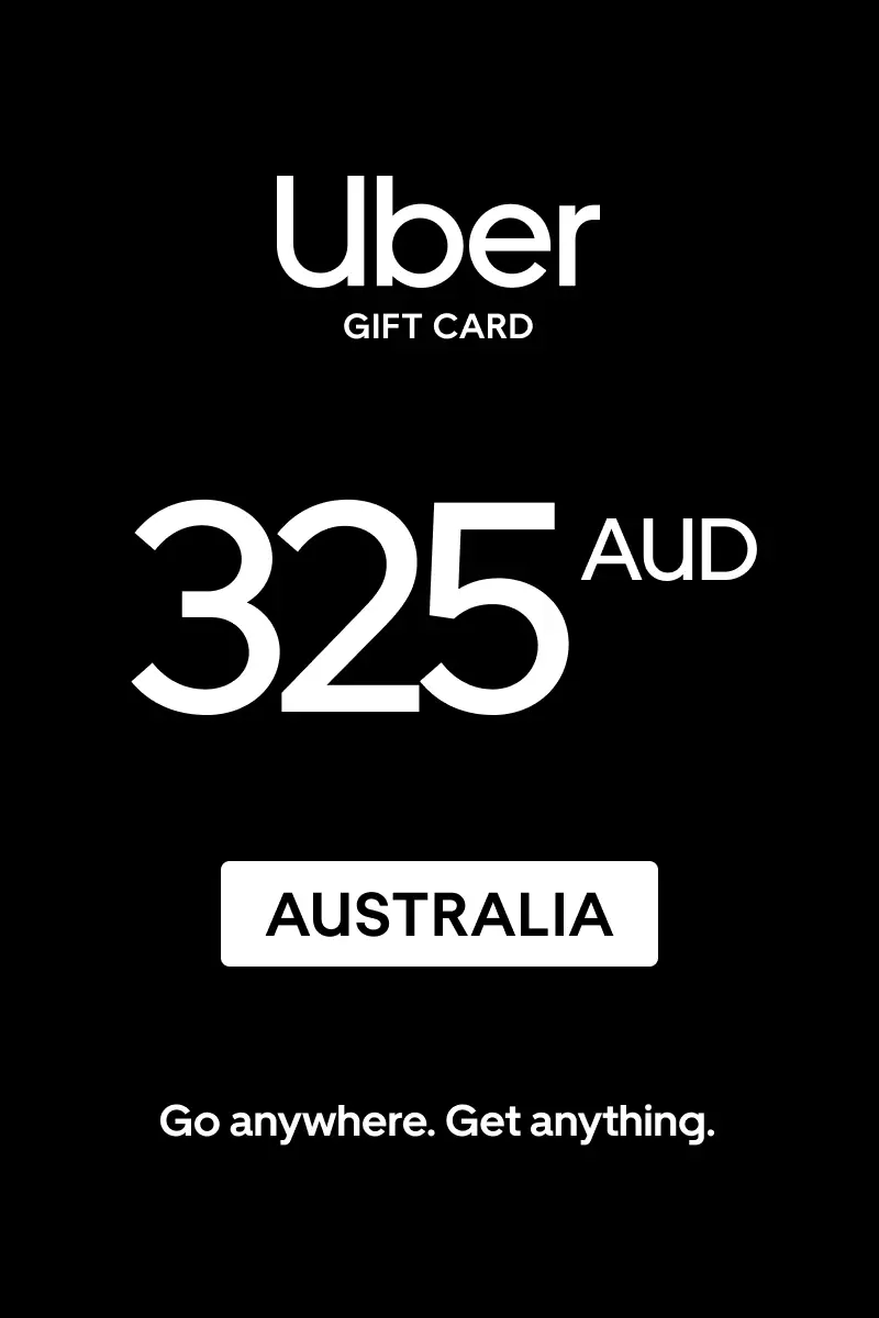 Uber 325 AUD Gift Card (Australia) - Digital Key