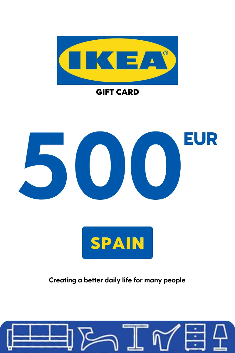 IKEA 500 EUR Gift Card (Spain) - Digital Key