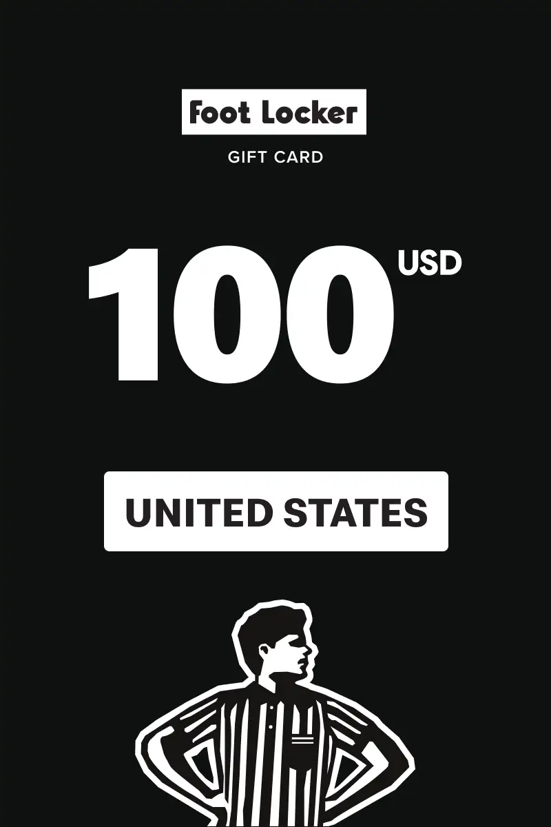 Foot Locker 100 USD Gift Card (United States) - Digital Key