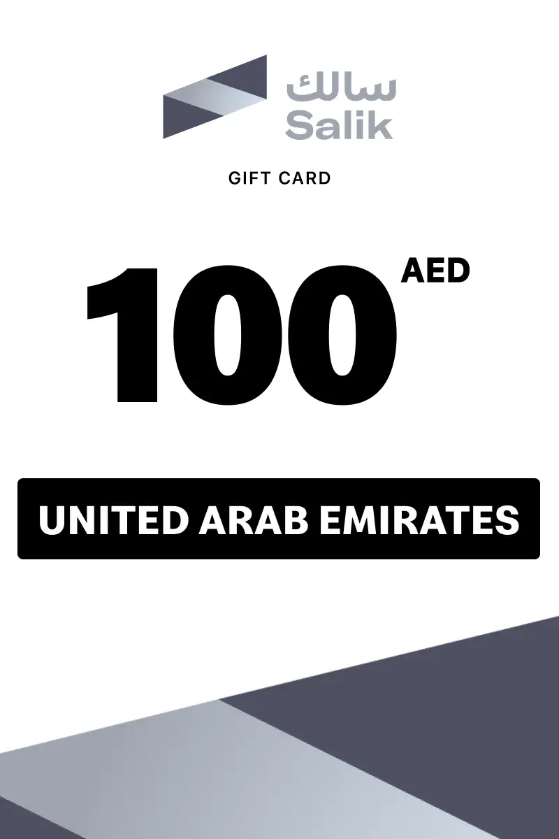 Salik Recharg 100 AED Gift Card (United Arab Emirates) - Digital Key