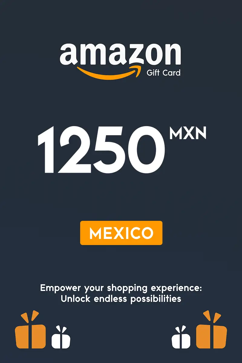 Amazon 1250 MXN Gift Card (Mexico) - Digital Key