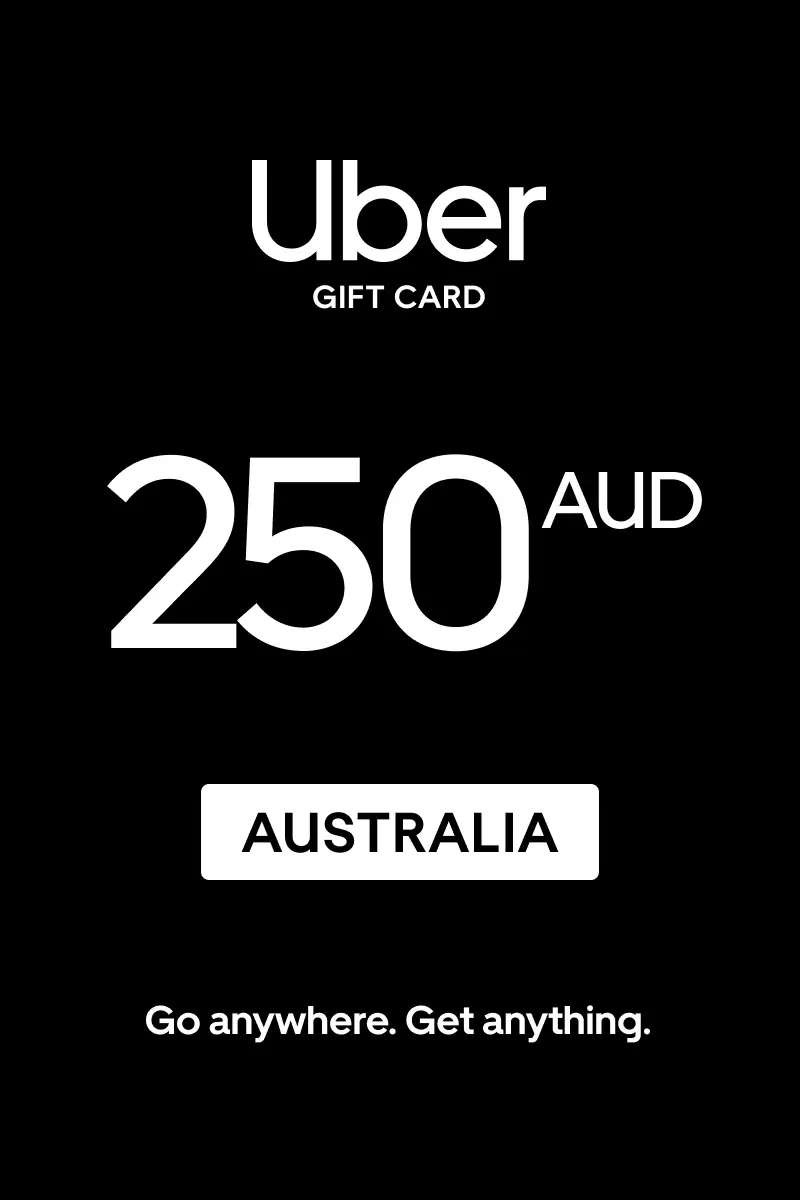 Uber 250 AUD Gift Card (Australia) - Digital Key