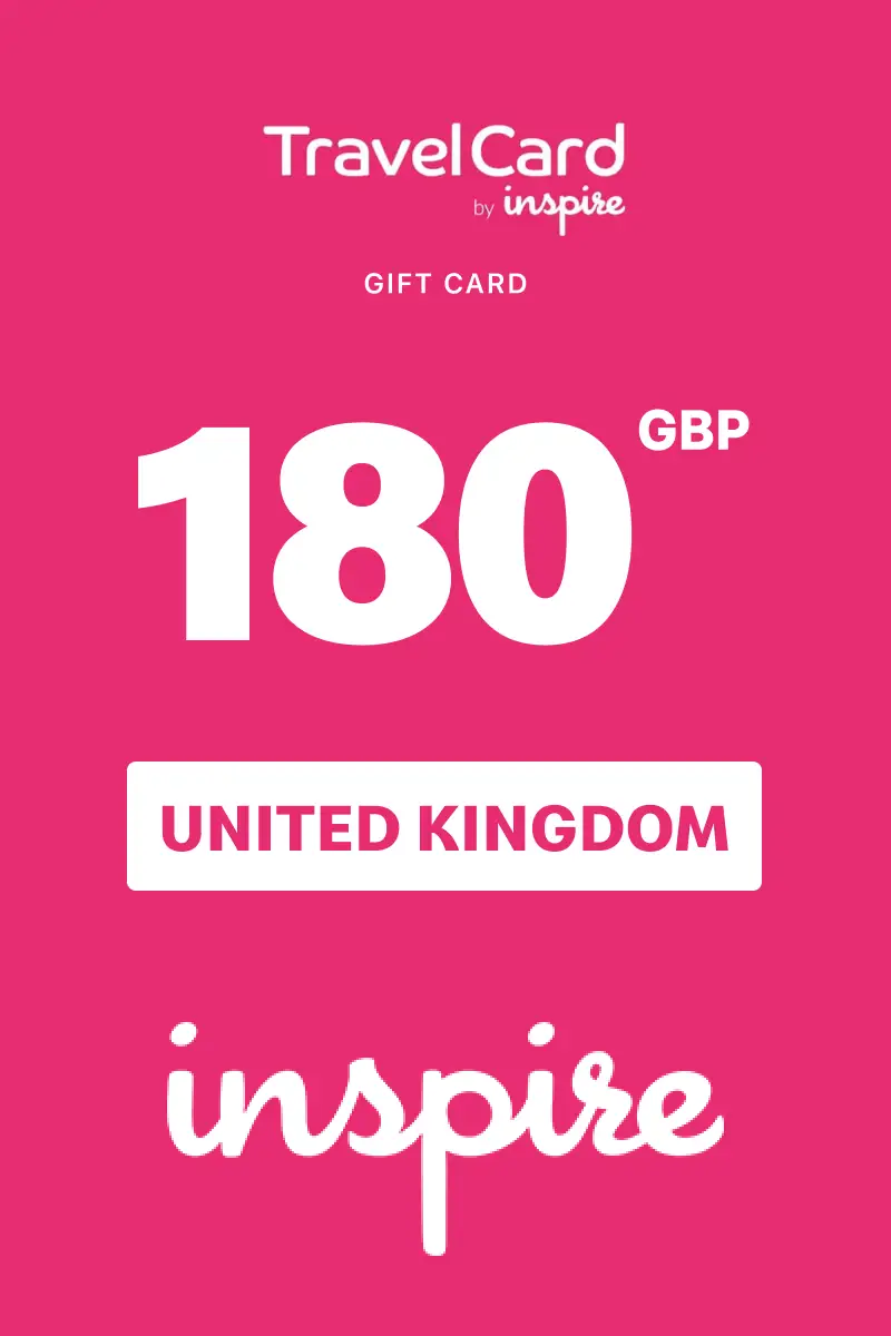 TravelCard by Inspire 180 GBP Gift Card (United Kingdom) - Digital Key