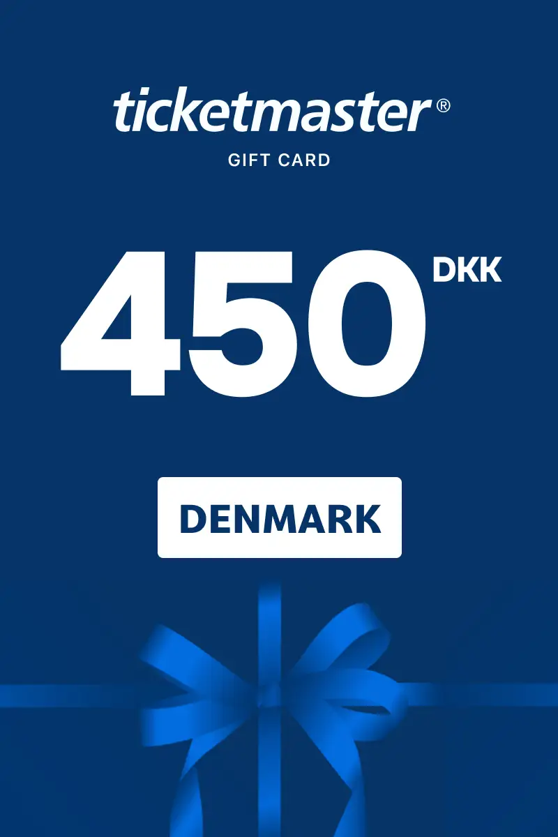 Ticketmaster 450 DKK Gift Card (Denmark) - Digital Key