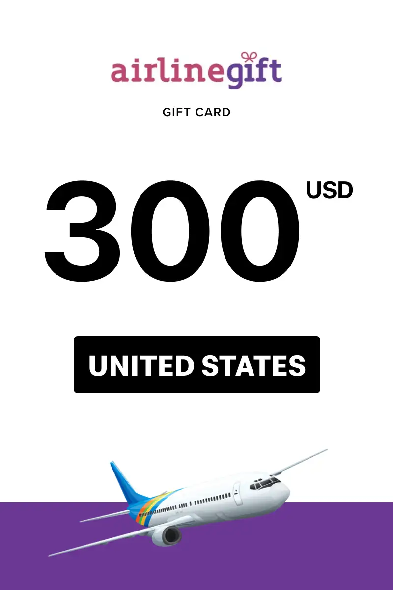 Airline Gift 300 USD Gift Card (United States) - Digital Key