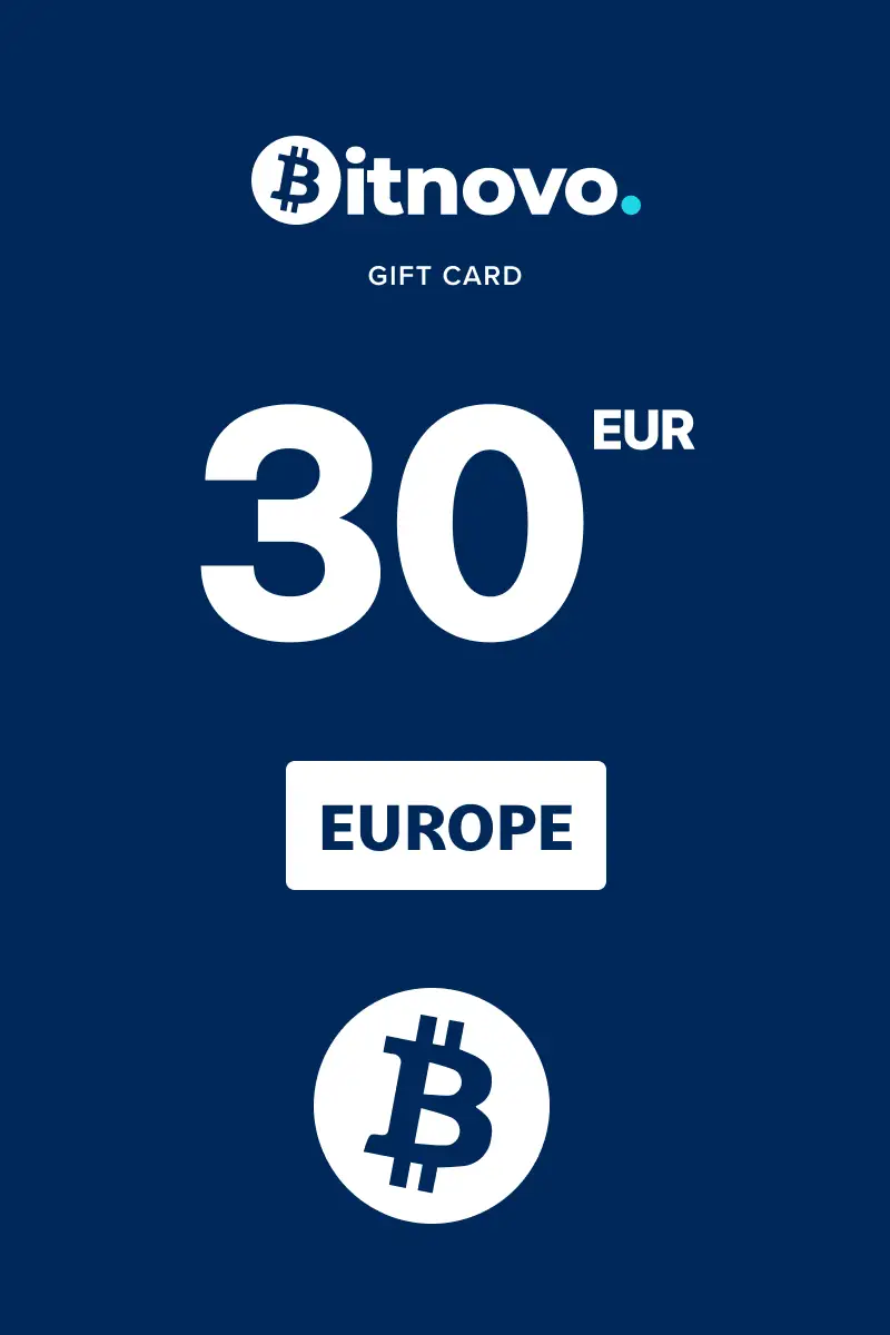Bitnovo 30 EUR Gift Card (Europe) - Digital Key afbeelding 1