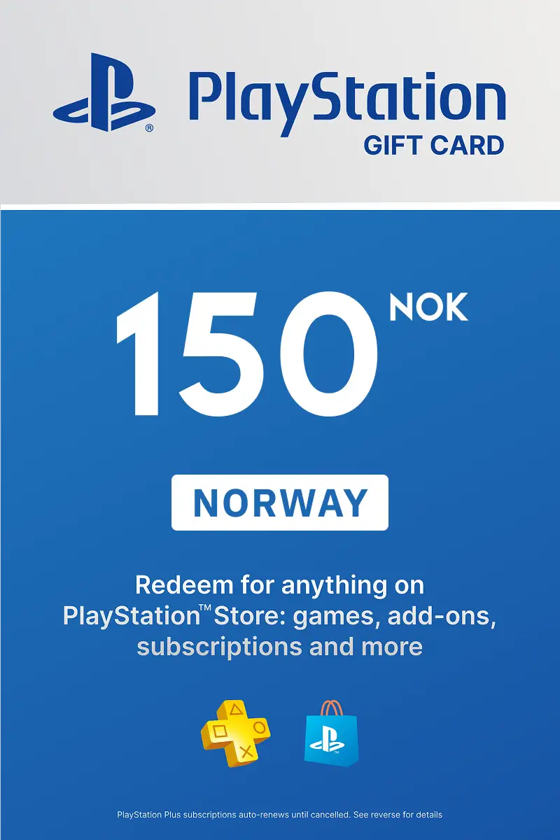 PlayStation Store 150 NOK Gift Card (Norway) - Digital Key