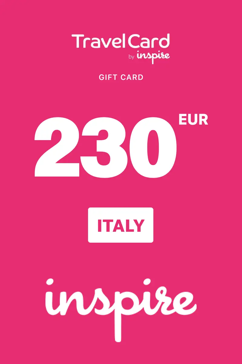 TravelCard by Inspire 230 EUR Gift Card (Italy) - Digital Key