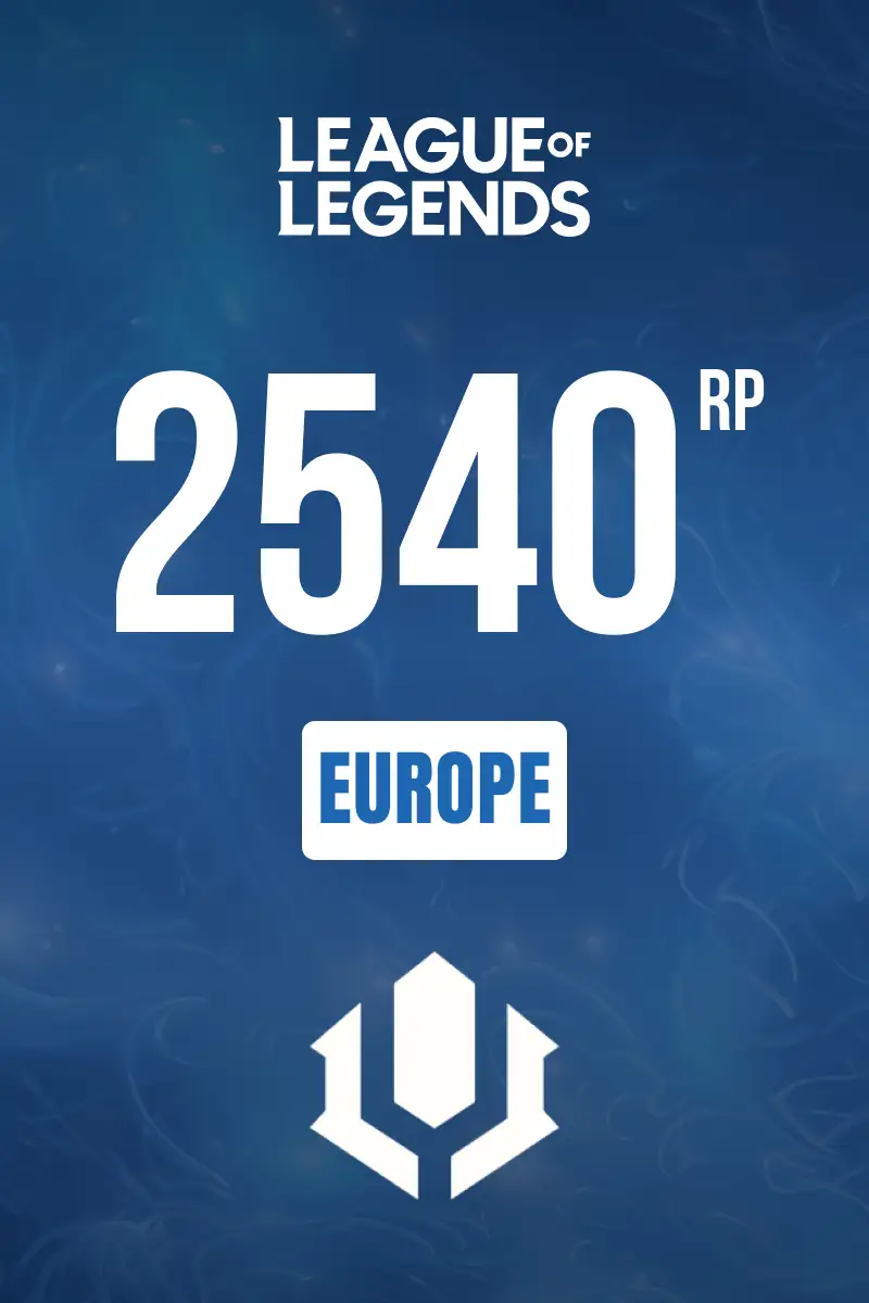 League of Legends 2540 RP (Europe) - Digital Key