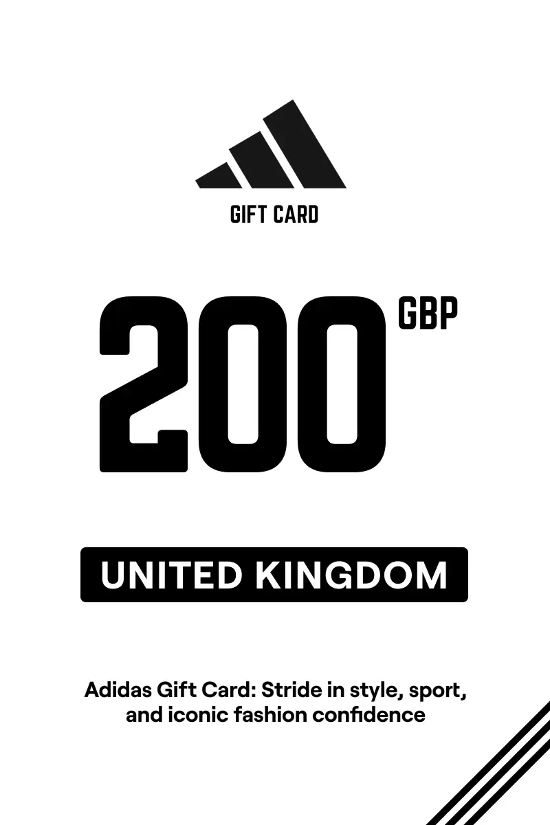 Adidas 200 GBP Gift Card (United Kingdom) - Digital Key