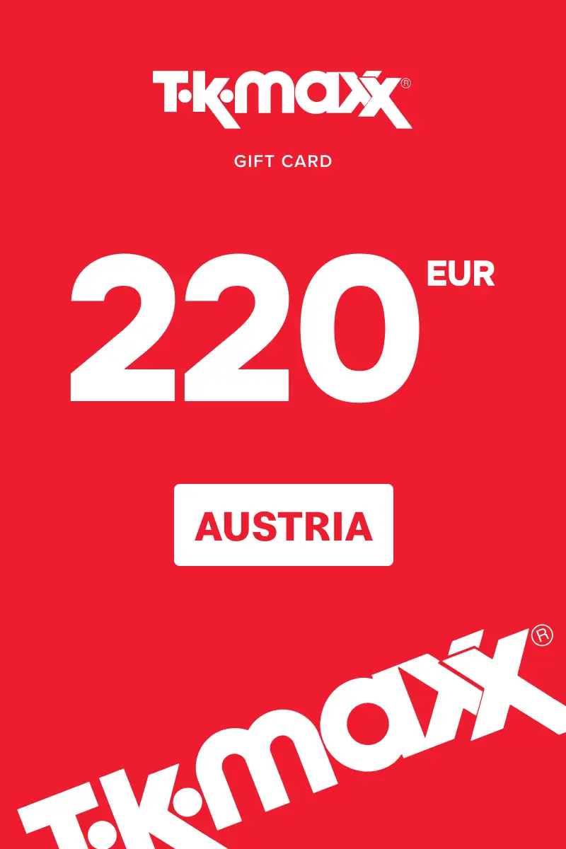 TK Maxx 220 EUR Gift Card (Austria) - Digital Key
