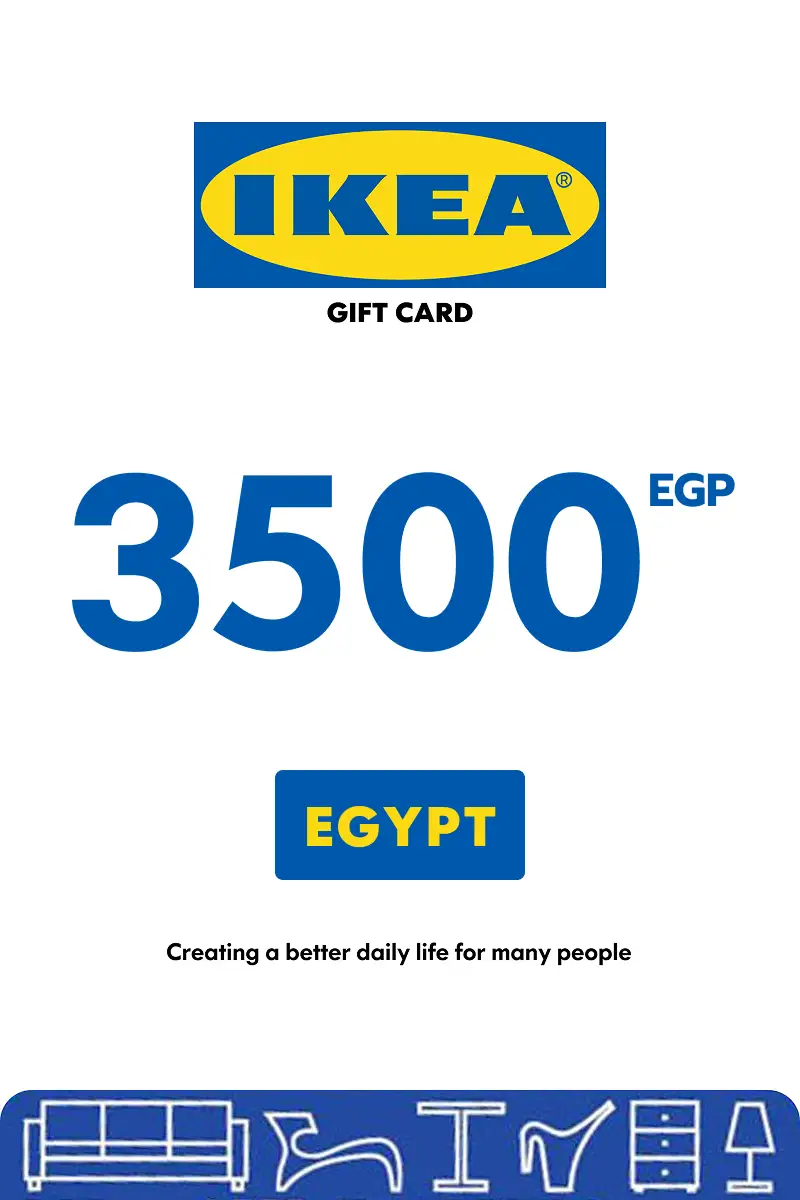 IKEA 3500 EGP Gift Card (Egypt) - Digital Key