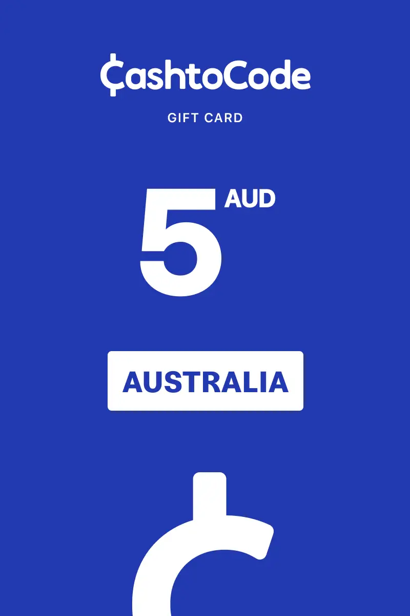CashtoCode 5 AUD Gift Card (Australia) - Digital Key