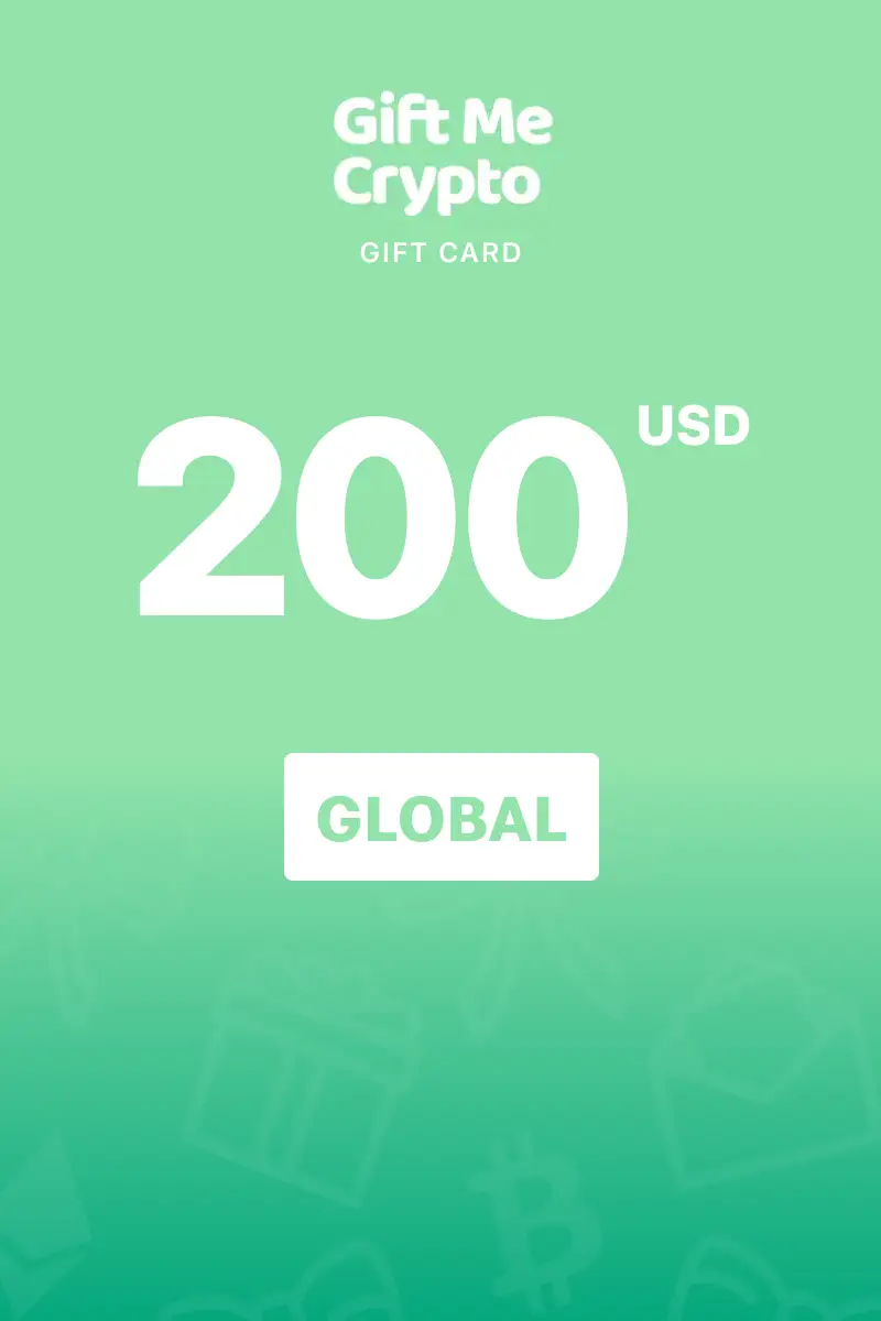 Gift Me Crypto (ETH) 200 USD Gift Card (Global) - Digital Key