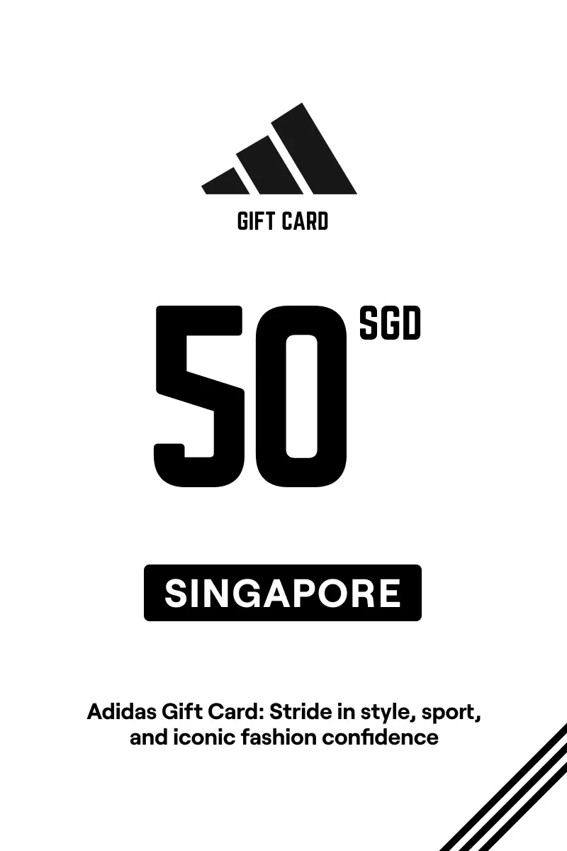 Adidas 50 SGD Gift Card (Singapore) - Digital Key