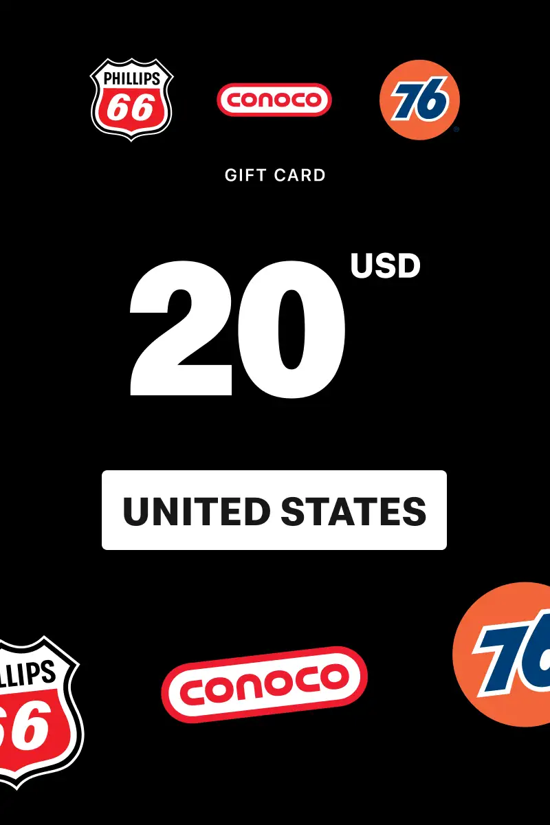 Phillips 66 - Conoco - 76 20 USD Gift Card (United States) - Digital Key