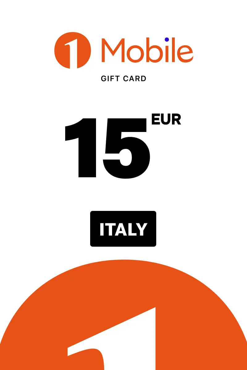 1Mobile 15 EUR Gift Card (Italy) - Digital Key