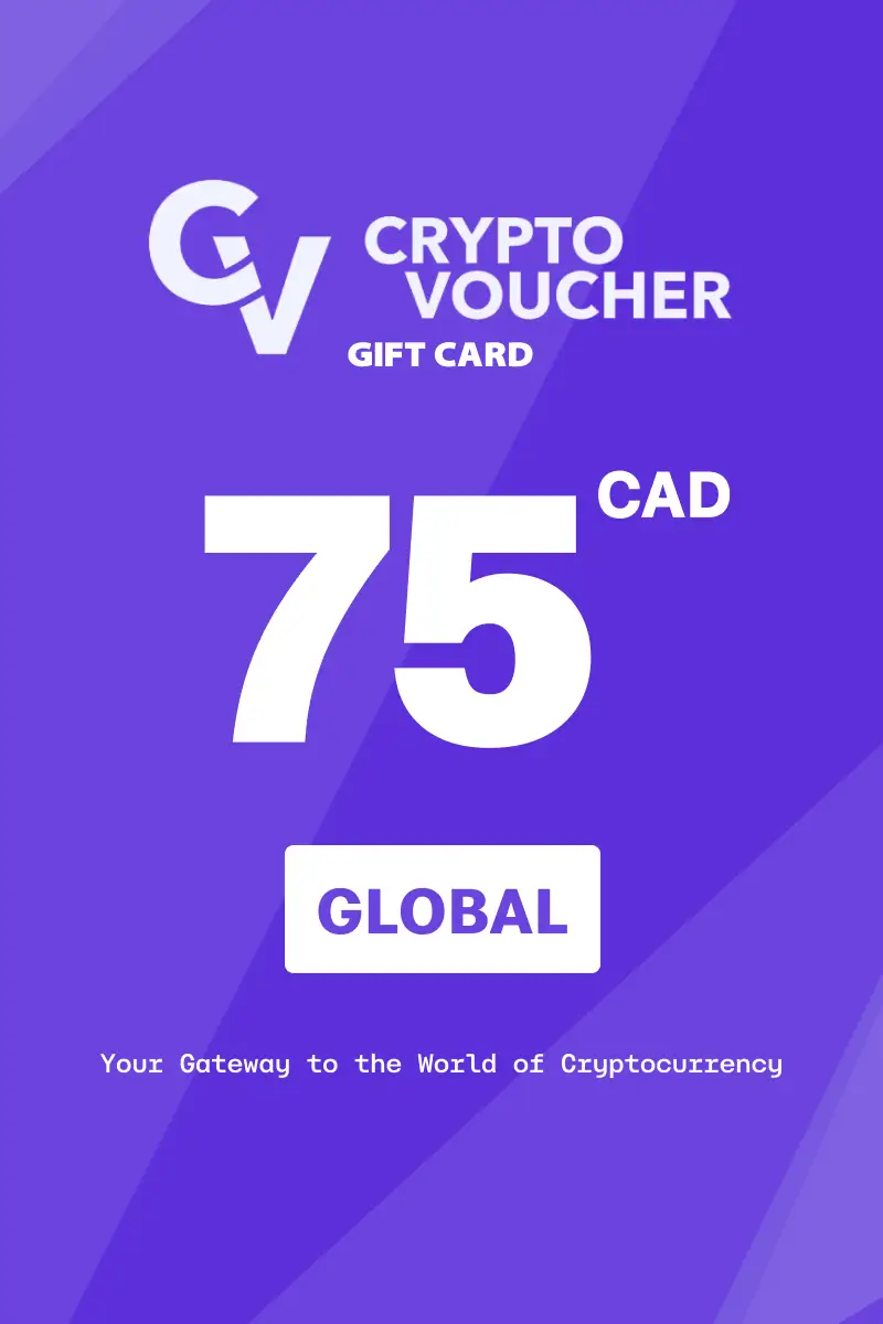 Crypto Voucher 75 CAD Gift Card (Global) - Digital Key