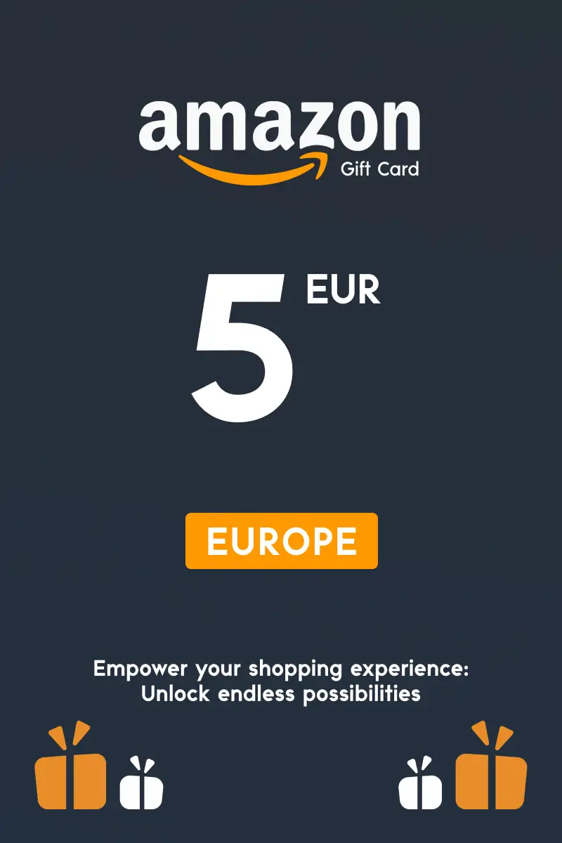 Amazon 5 EUR Gift Card (Europe) - Digital Key