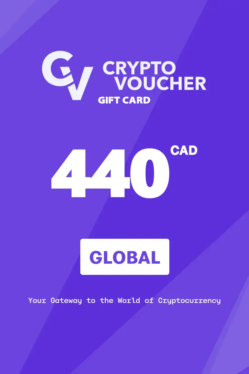 Crypto Voucher 440 CAD Gift Card (Global) - Digital Key