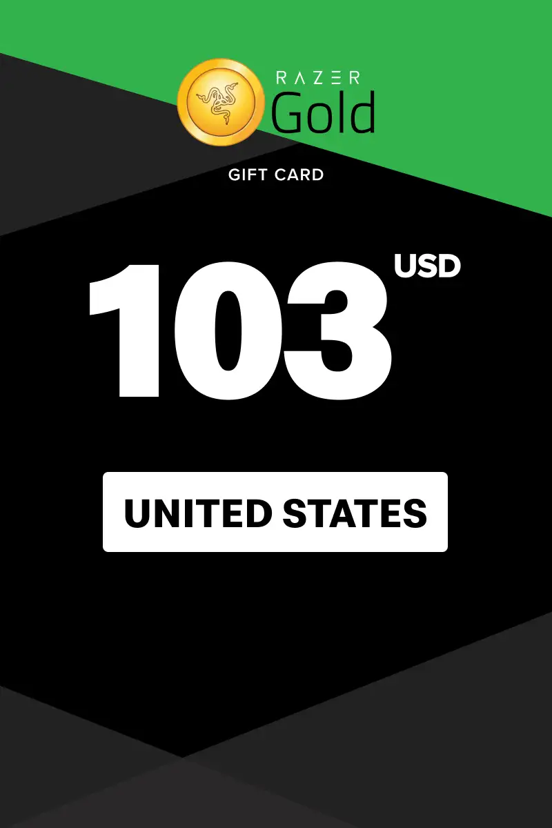Razer Gold 103 USD Gift Card (United States) - Digital Key