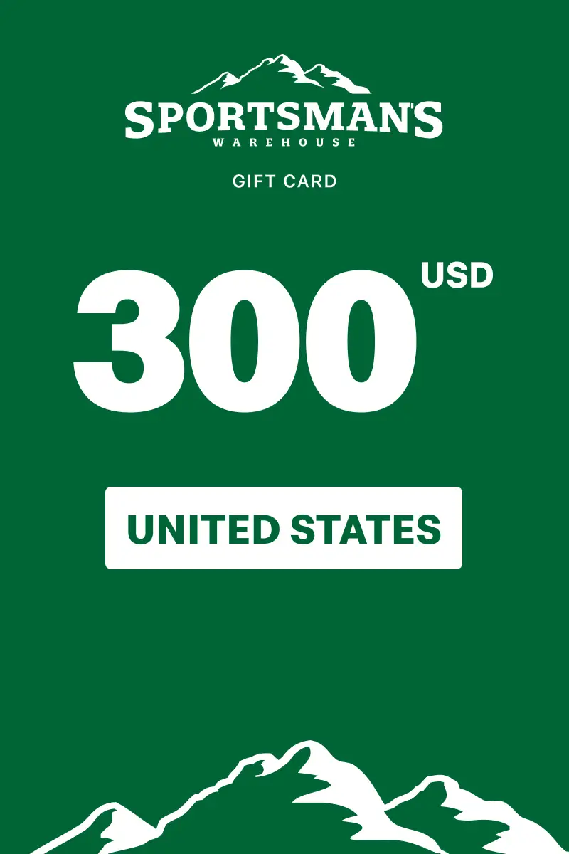 Sportsman's Warehouse 300 USD Gift Card (United States) - Digital Key