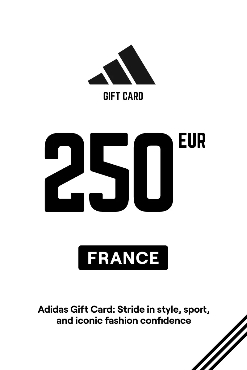 Adidas 250 EUR Gift Card (France) - Digital Key