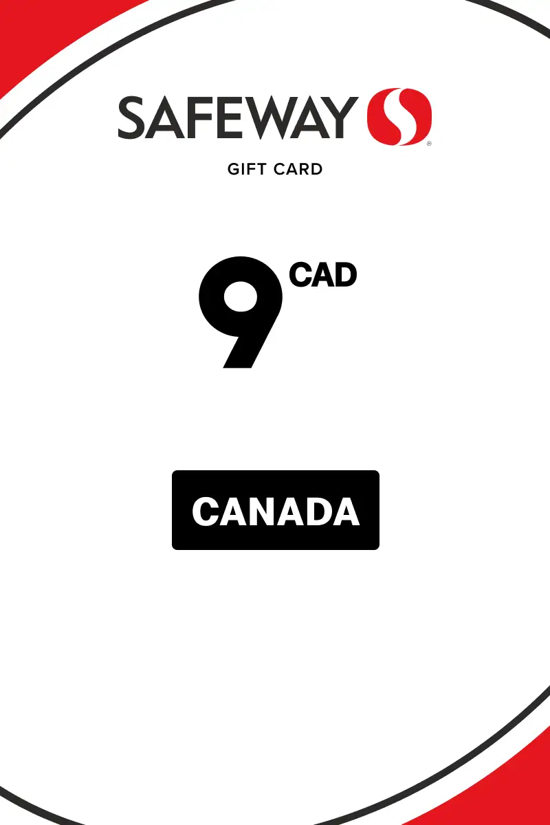 Safeway 9 CAD Gift Card (Canada) - Digital Key