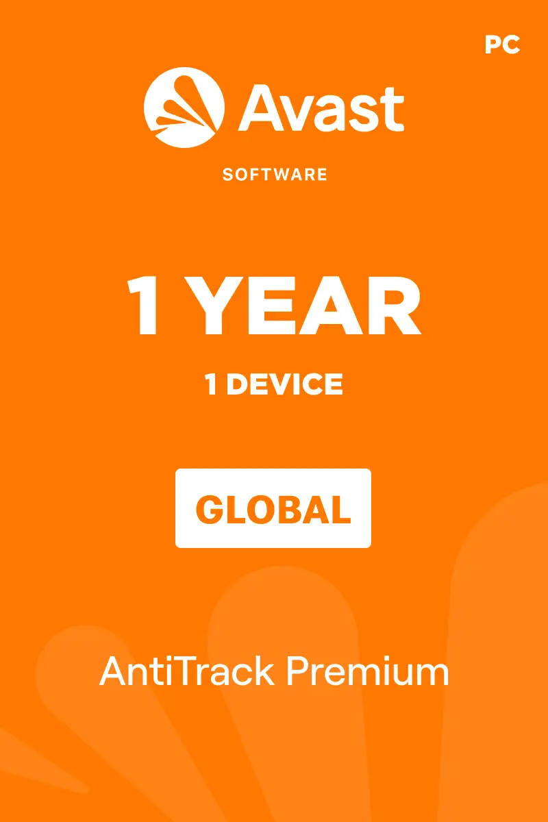 Avast AntiTrack Premium (Global) (PC) 1 Device 1 Year - Digital Key