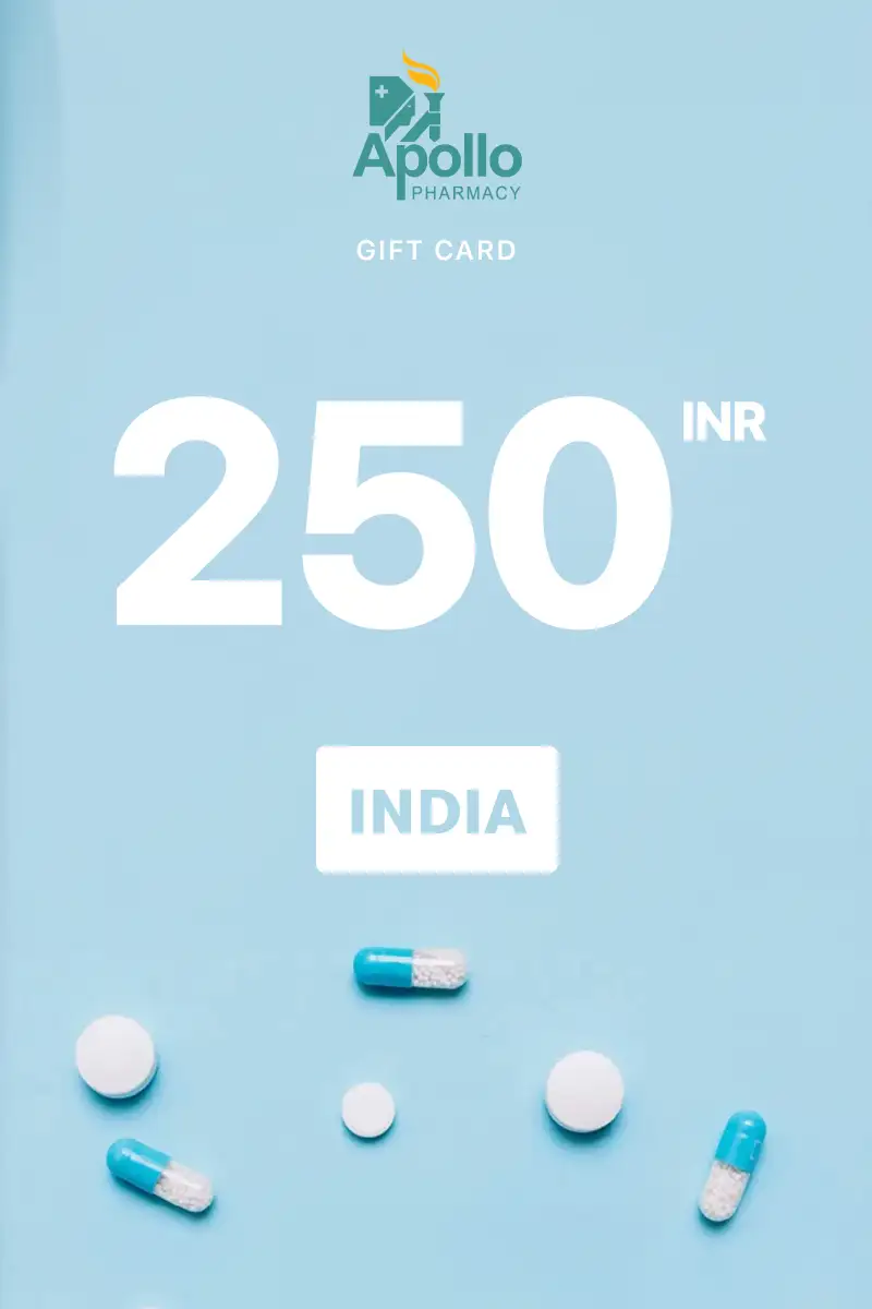 Apollo Pharmacy 250 INR Gift Card (India) - Digital Key