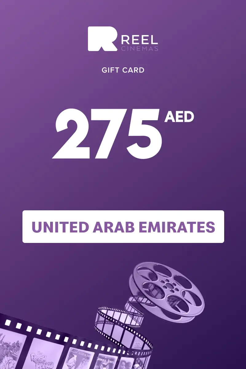 Reel Cinema 275 AED Gift Card (United Arab Emirates) - Digital Key