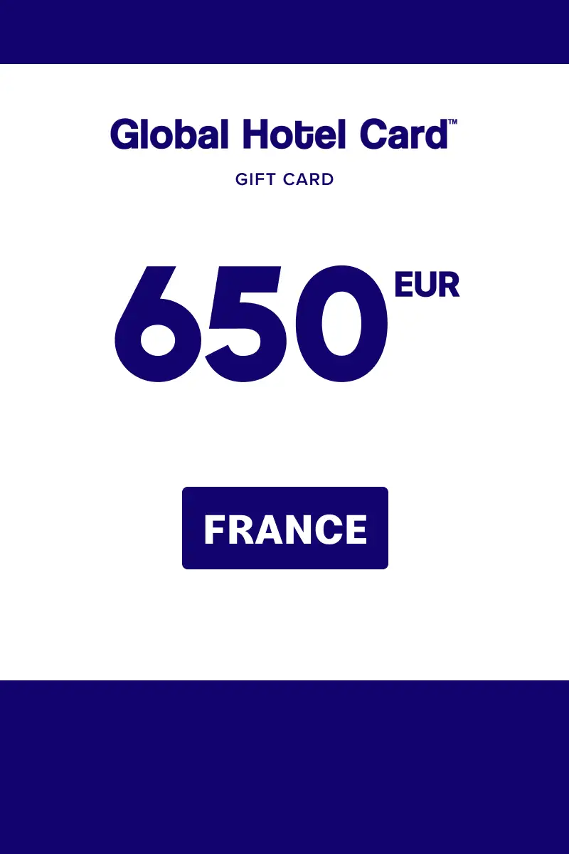 Global Hotel Card 650 EUR Gift Card (France) - Digital Key
