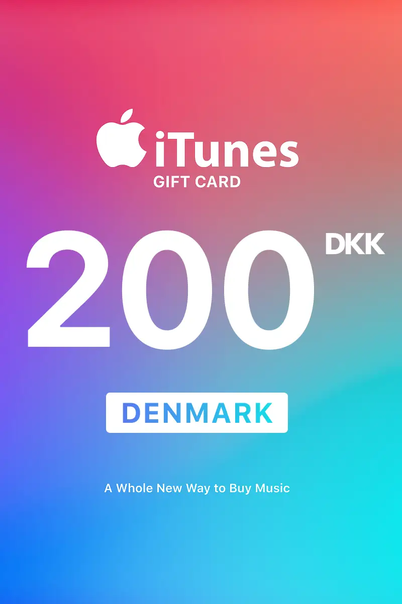 Apple iTunes 200 DKK Gift Card (Denmark) - Digital Key